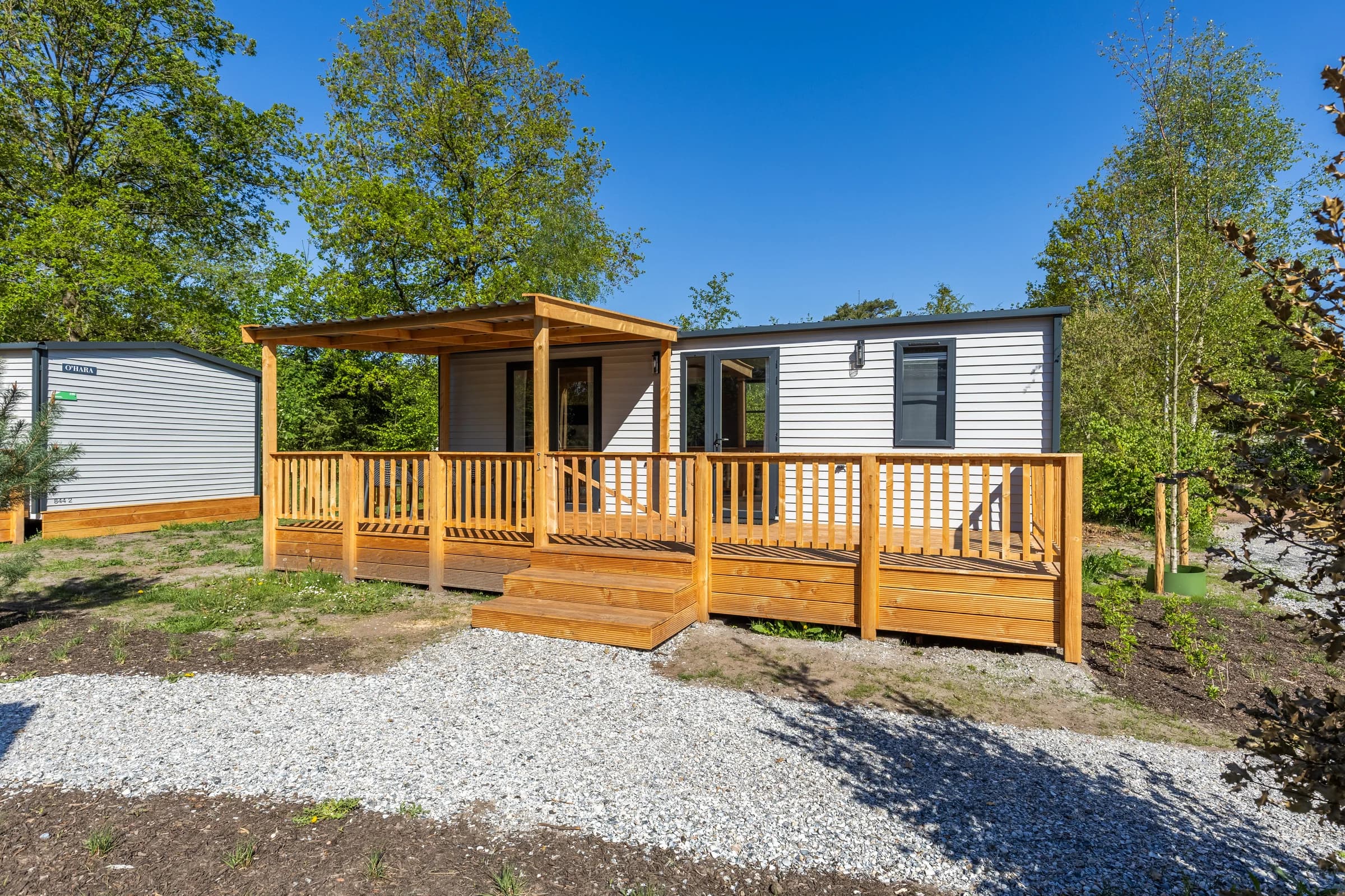 Recreatiewoning in natuur, vastgoedfotografie Friesland