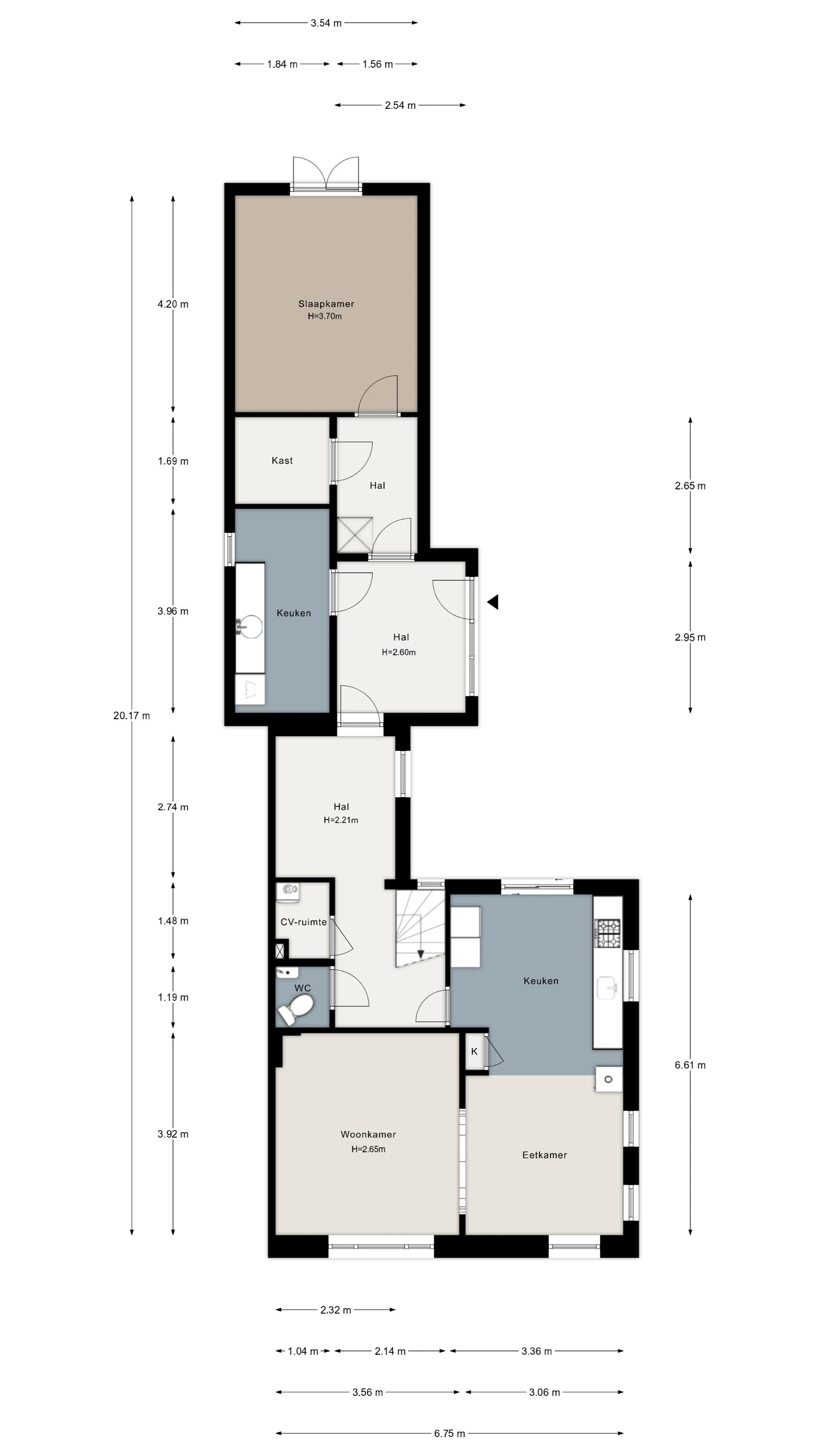 Plattegrond begane grond