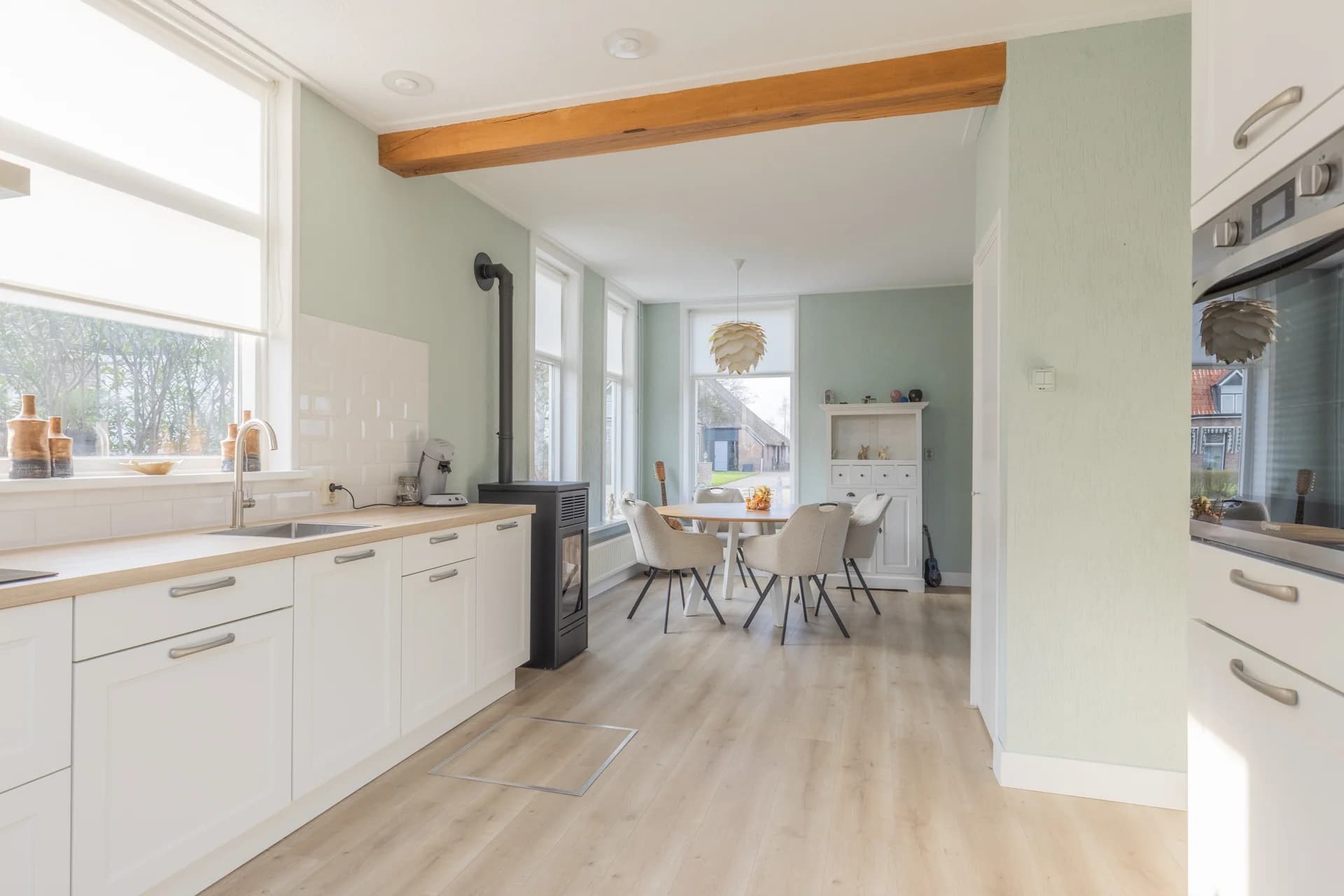 Professionele vastgoedfotografie, interieur woonkamer Friesland